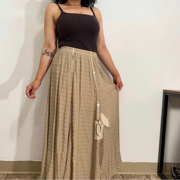 Neils Great Things to Wear Vintage Women’s 0 Boho Flare Maxi Skirt - Picture 1 of 7